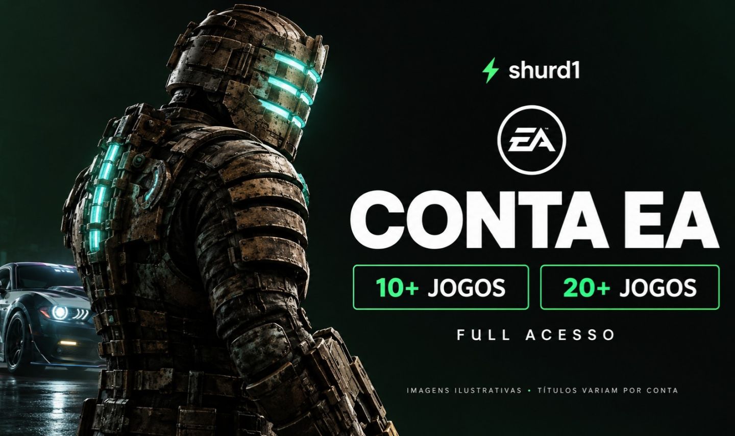 CONTA EA | 10+ OU 20+ JOGOS | FULL ACESSO | LEIA A DESCRIÇÃO