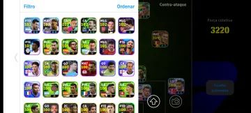 Conta Efootball Mobile com Hazard 109 e totti 107 time 3220 perfeito para ranked