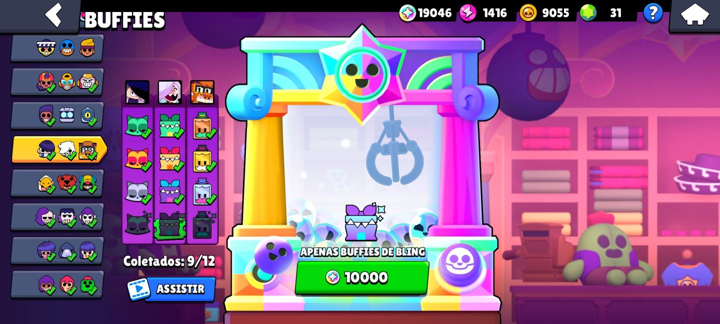 CONTA PESSOAL DO BRAWL STARS, FULL BRAWLER, 2019 E MUITAS SKINS!!
