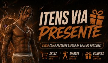 VBUCKS BARATO EM FORMA DE PRESENTE NO FORTNITE (ITENS DA LOJA)!