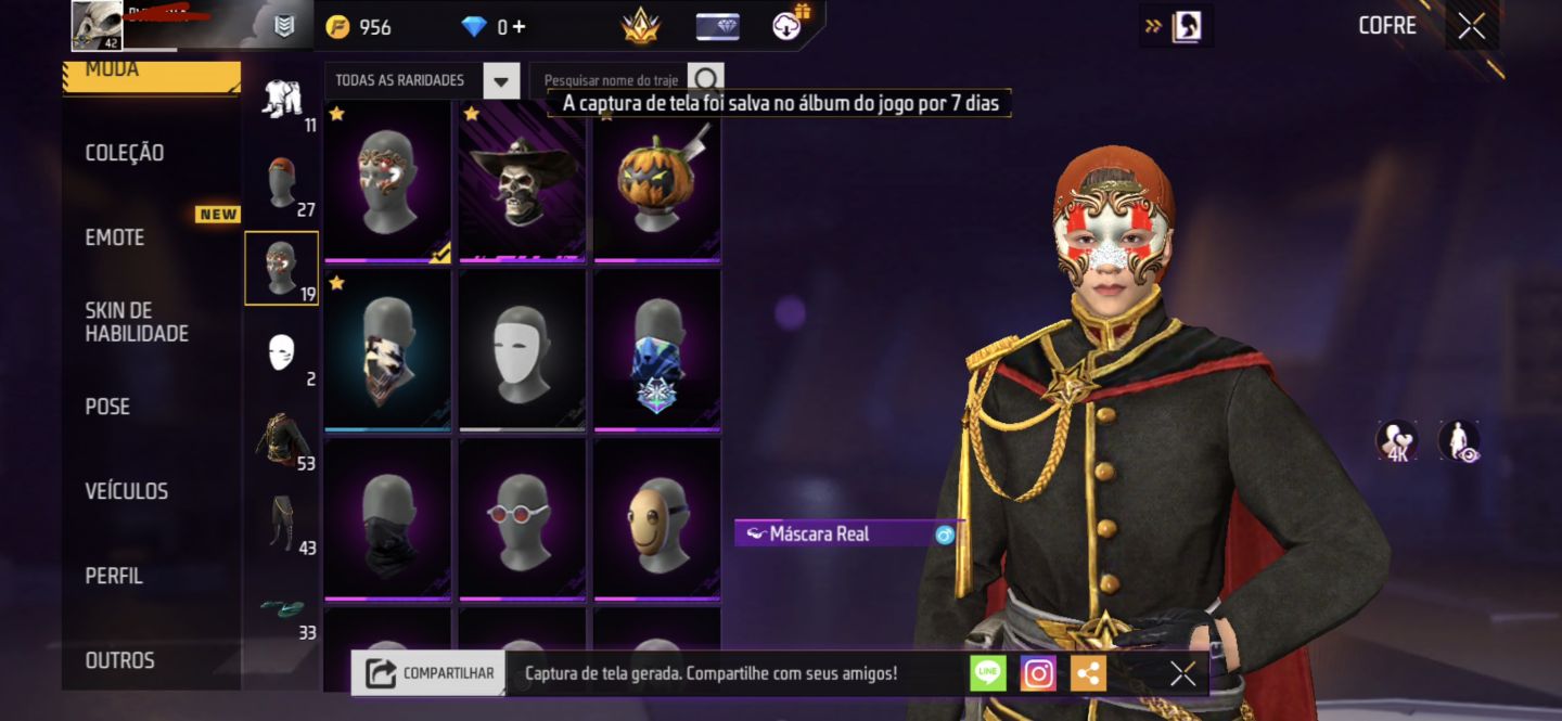 CONTA FREE FIRE ANTIGA COM 8 ANOS DE IDADE!!