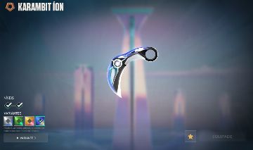 CONTA VALORANT | KARAMBIT ÍON + FACA REAVER | 2 VANDAL + DADOS DE CRIAÇÃO