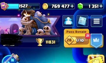 CONTA CLASH ROYALE ENDGAME - 11.831 TROFÉUS | ICEBOW NIVELADO | MUITOS RECURSOS