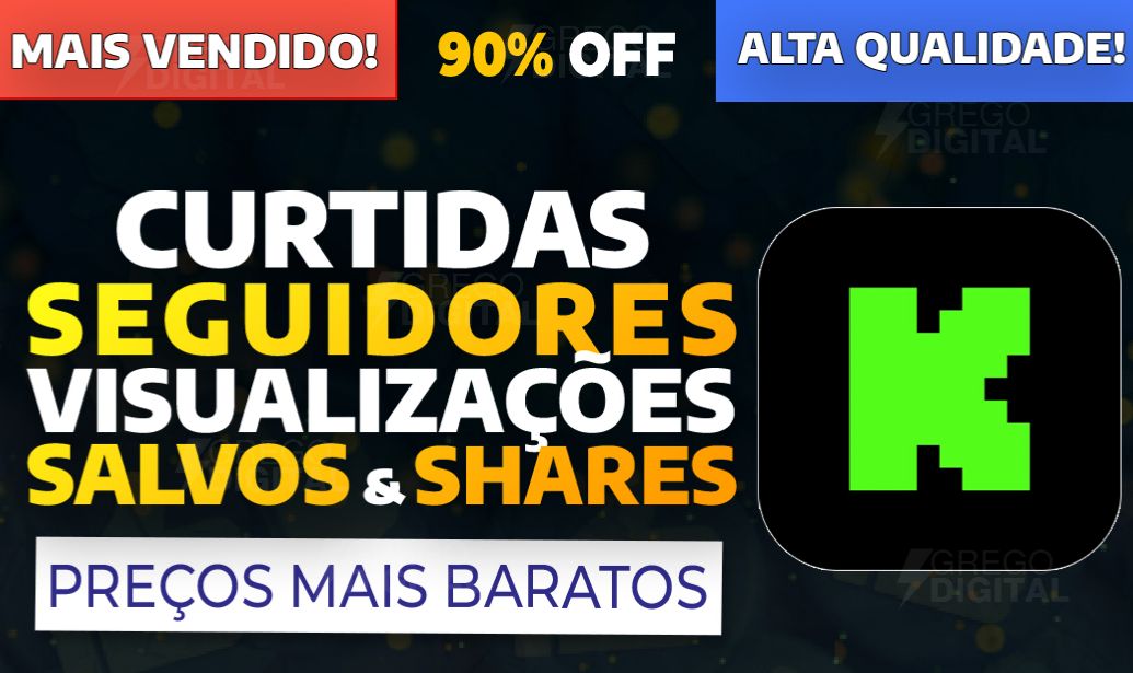 [MENOR PREÇO] KICK SEGUIDORES, VISUALIZAÇÕES, LIVE, TELESPECTADORES