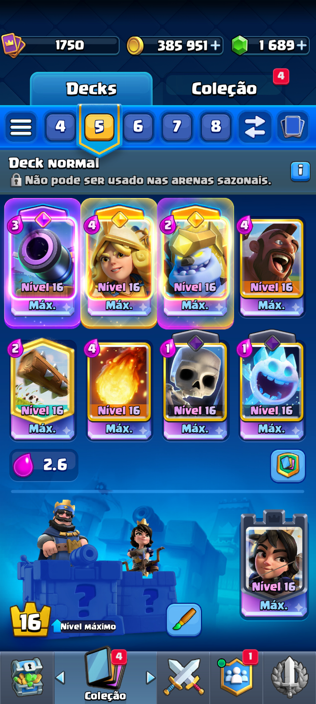 Conta rara de Clash Royale, com 10 anos de jogo, PROMOÇÃO POR TEMPO LIMITADO!!!