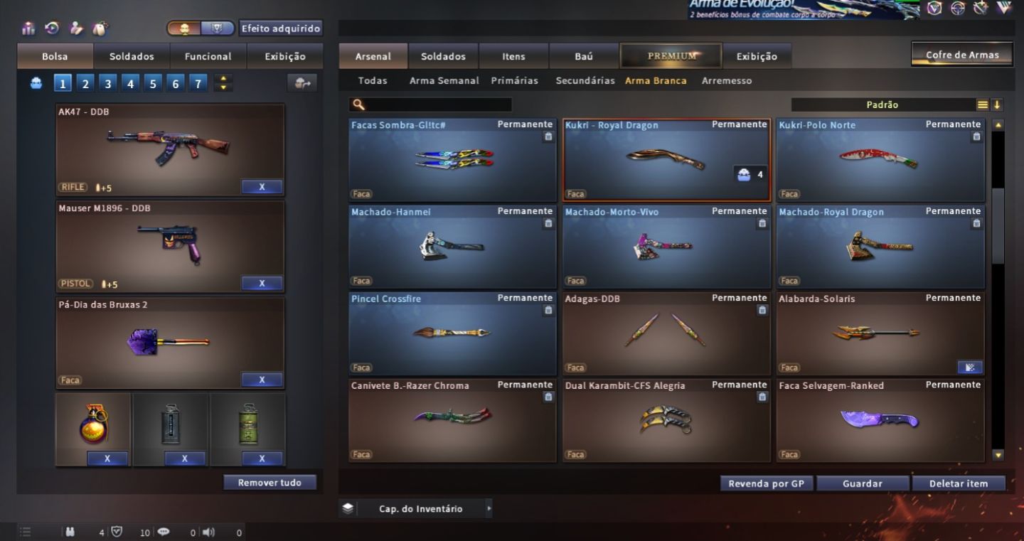 CONTA CROSSFIRE AL COM MUITOS MN RAROS!!!