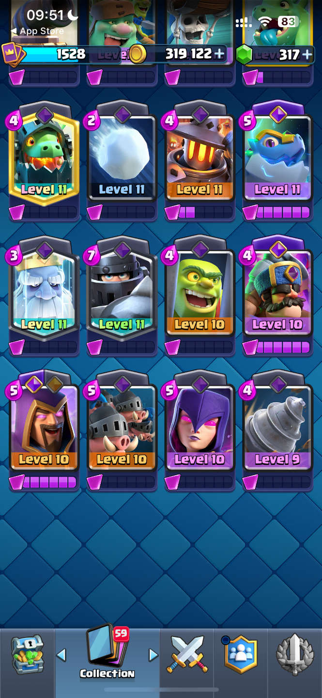 CONTA CLASH ROYALE GEMADA, 18 EVO 3 HERÓIS, (1 VC PODE ESCOLHER)