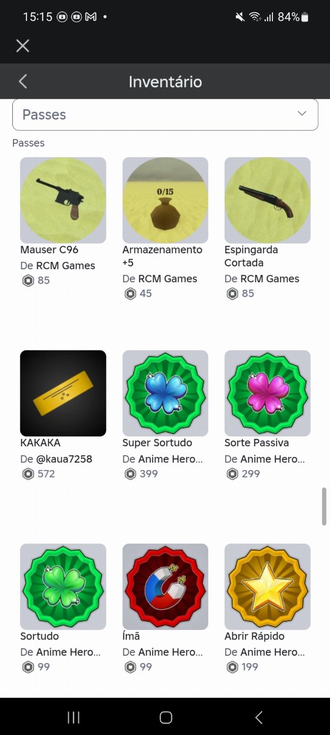CONTA ROBLOX GASTO +20K ROBUX