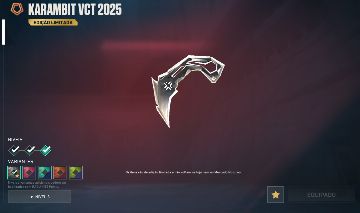 CONTA VALORANT | VCT KARAMBIT+ | VANDAL CHAMPIONS 2025+ | DADOS DE CRIAÇÃO
