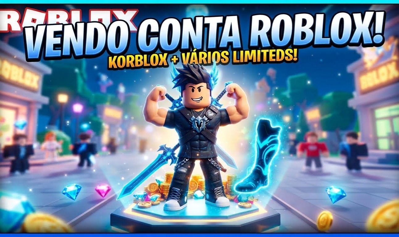 CONTA ROBLOX COM KORBLOX E LIMITEDS MAIS DE 300 MIL GASTOS COM PLUS DE 200$