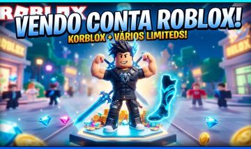 CONTA ROBLOX COM KORBLOX E LIMITEDS MAIS DE 300 MIL GASTOS COM PLUS DE 200$