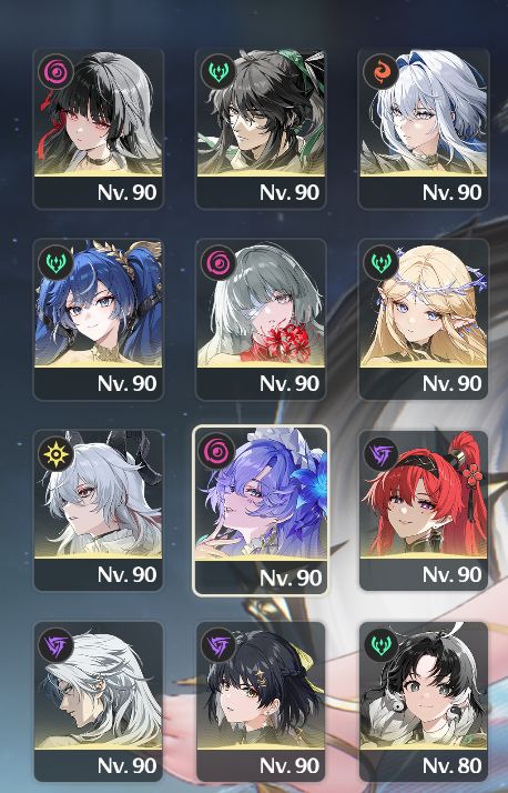 Conta de wuthering waves lvl 80