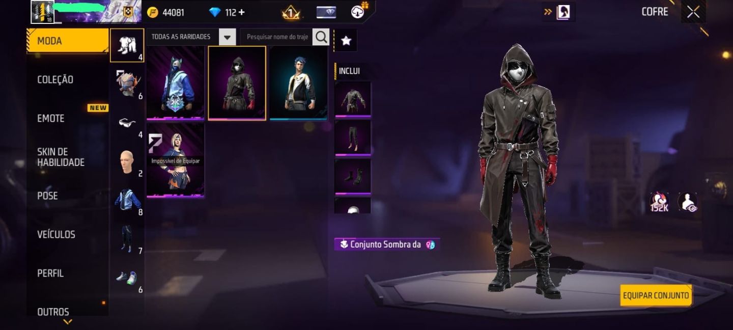 CONTA FF COMPLETA NV 18 - CONJUNTO RAPOSA DO ÁRTICO + SOMBRA DA NOITE