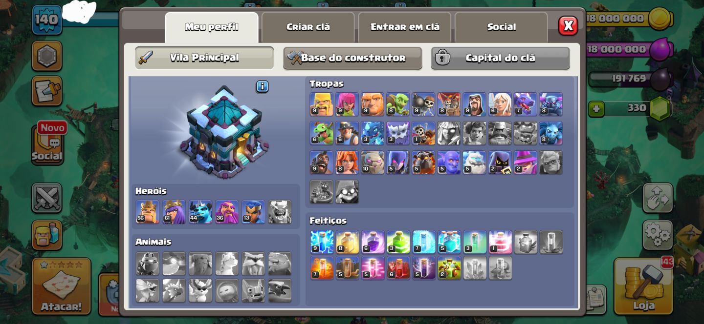 CONTA DE CLAHS OF CLANS CV 13 SEMI FULL