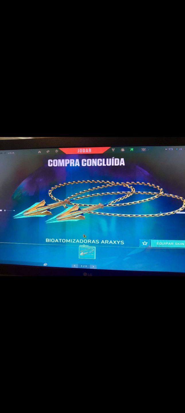 CONTA VALORANT COM MUITAS SKINS - vandal vingança de gaia e faca bio araxys