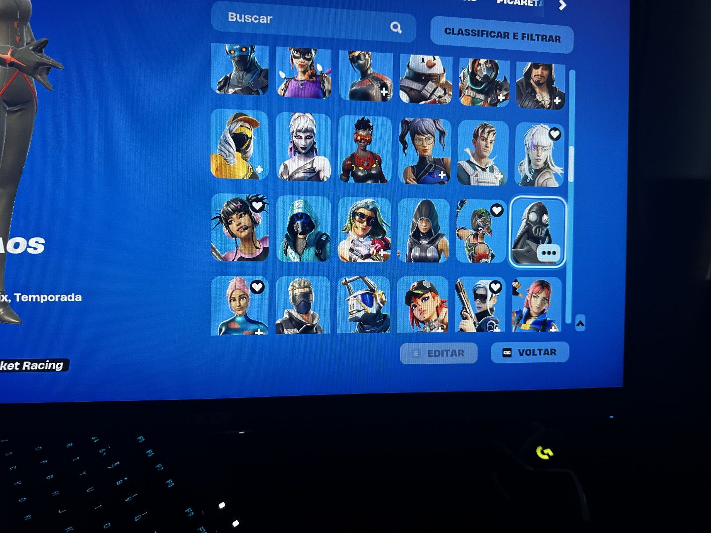 Conta Fortnite!!+200 skins/picareta rara/danca rara/ikonik/glow