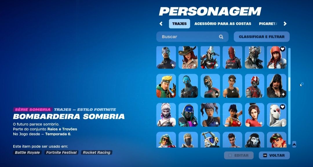 Conta Fortnite OG TRYHARD| Travis Scott | Bandido Psicopata | Peixoto World Cup