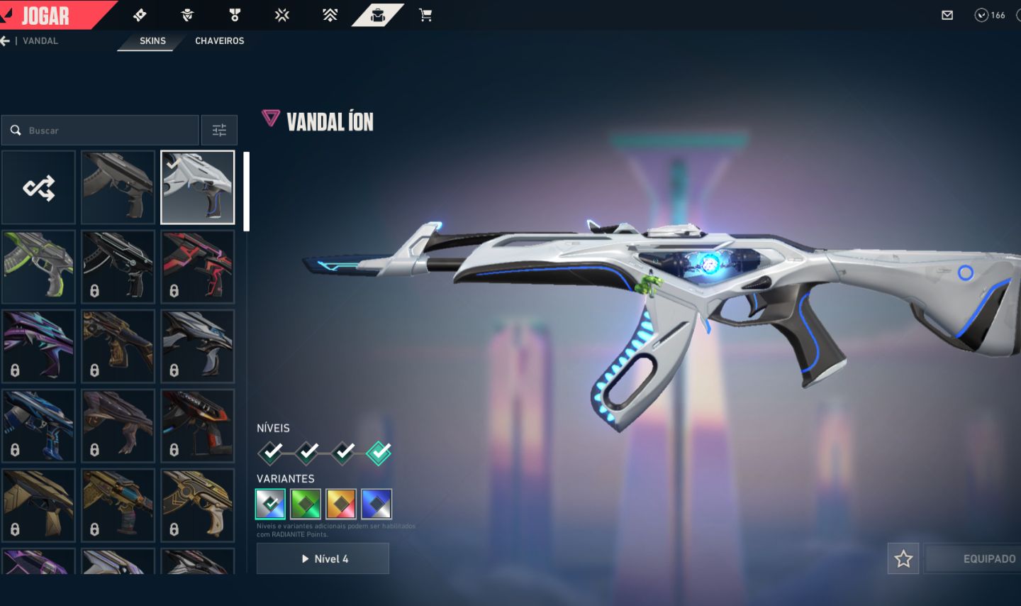 Acc Valorant top para iniciar ,17 + skins