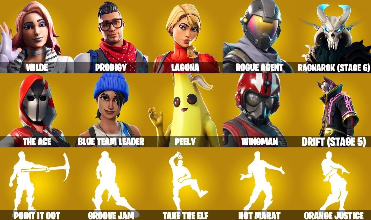 CONTA FORTNITE ATEMPORAL MAX, BLUE TEAM LEADER , ROGUE AGENT & 92 SKINS