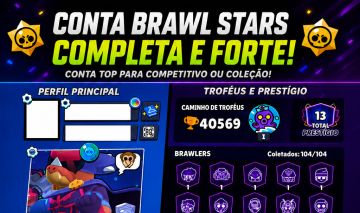 3 CONTA, 1 DE BRAWL STARS, 1 DE CLASH ROYALE E OUTRA DE CLASH OF CLANS
