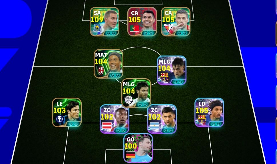 Conta eFootball 3220+ Novo HAZARD Prime do Chelsea +Companhia