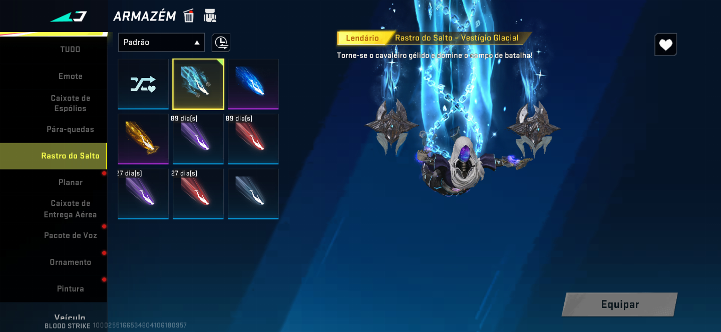 CONTA BLOOD STRIKE SKIN IZANA(VOLT) EVO SPEAR GELIDA