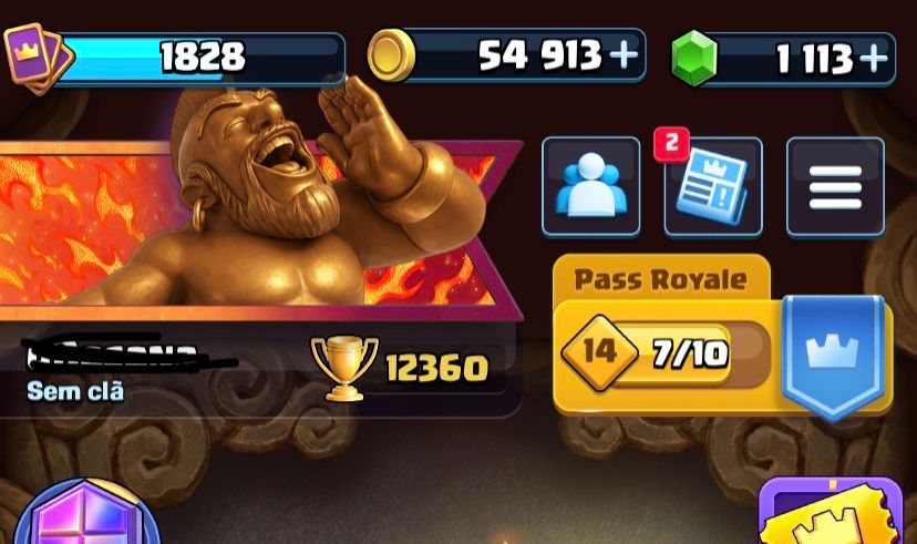 Conta Clash Royale 9 anos