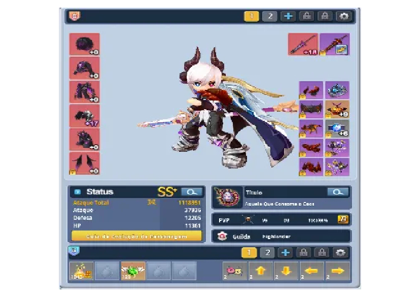 CONTA END GAME De GRAND CHASE/ Clvl650
