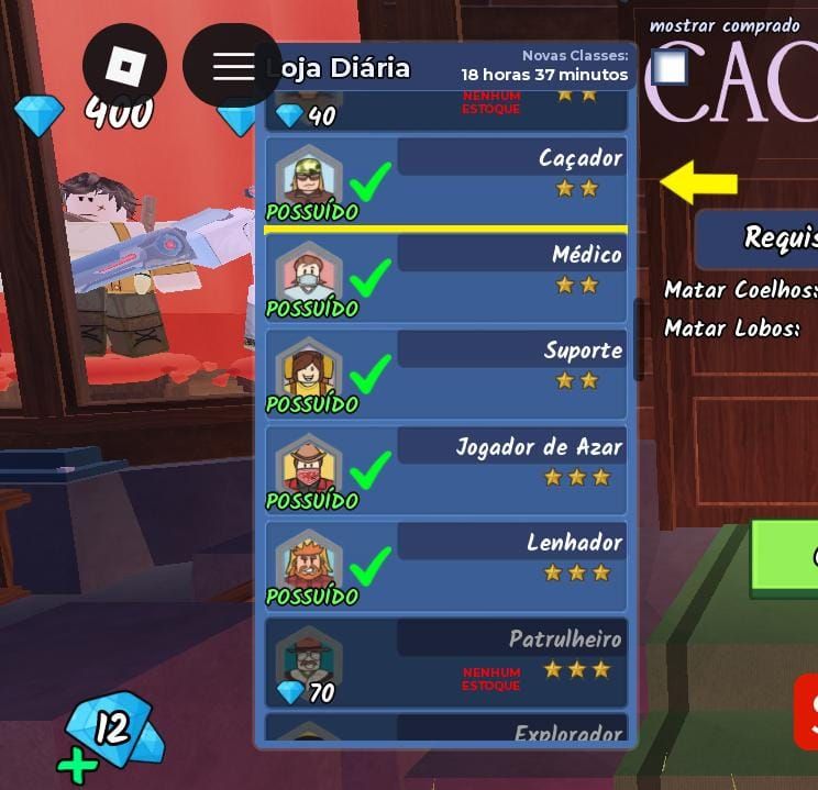 CONTA ROBLOX 99 NOITES NA FLORESTA!!!!