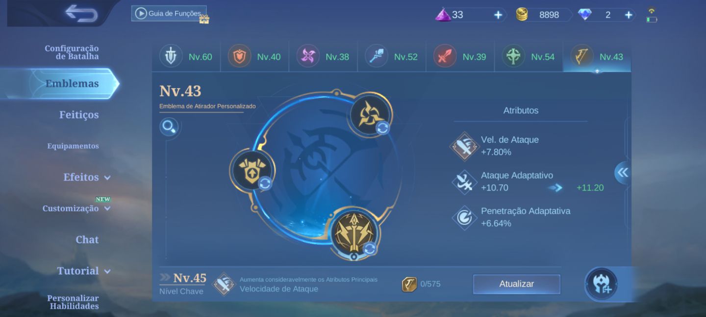 Conta mobile legends smurf
