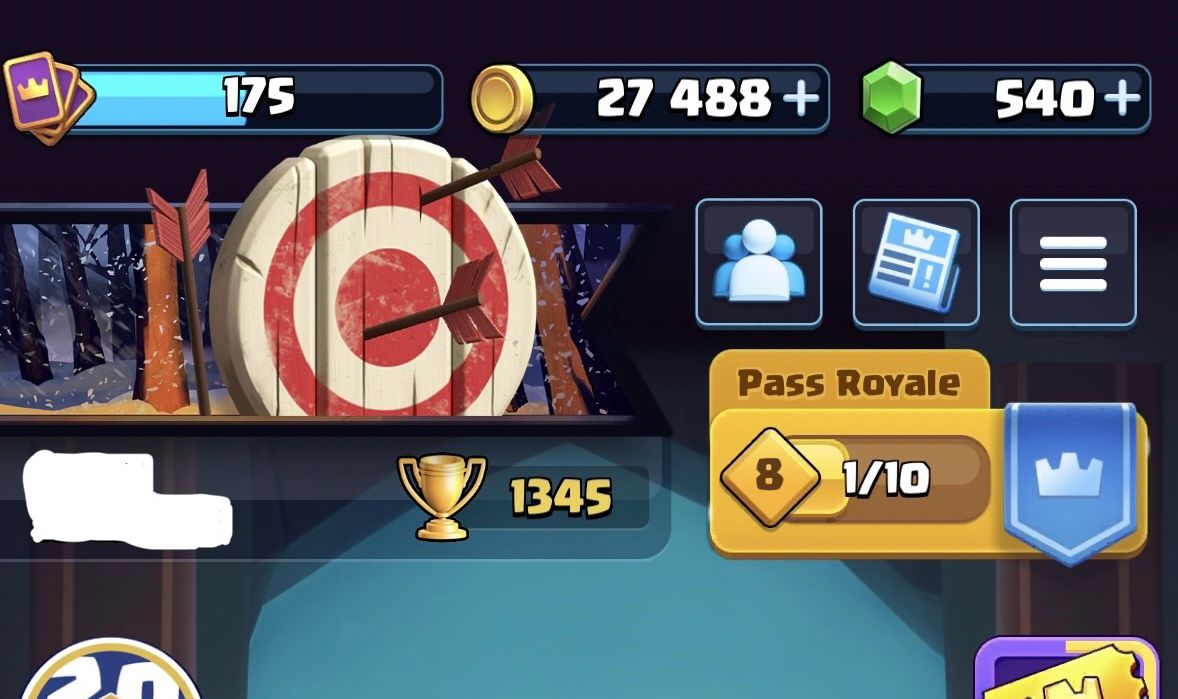 Conta básica Clash Royale