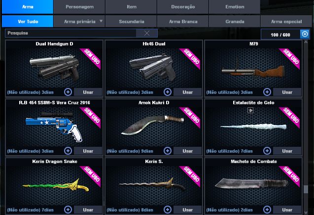 POINT BLANK (SEGUNDO TENENTE 2) (COM ITENS DE CASH) (ENTREGA AUTOMATICA)