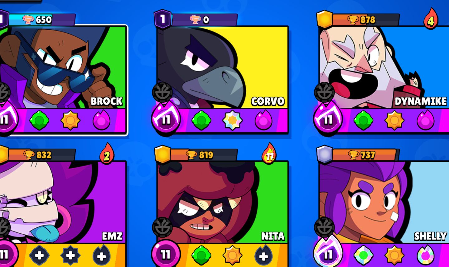 CONTA BRAWL STARS + CLASH ROYALE FULL