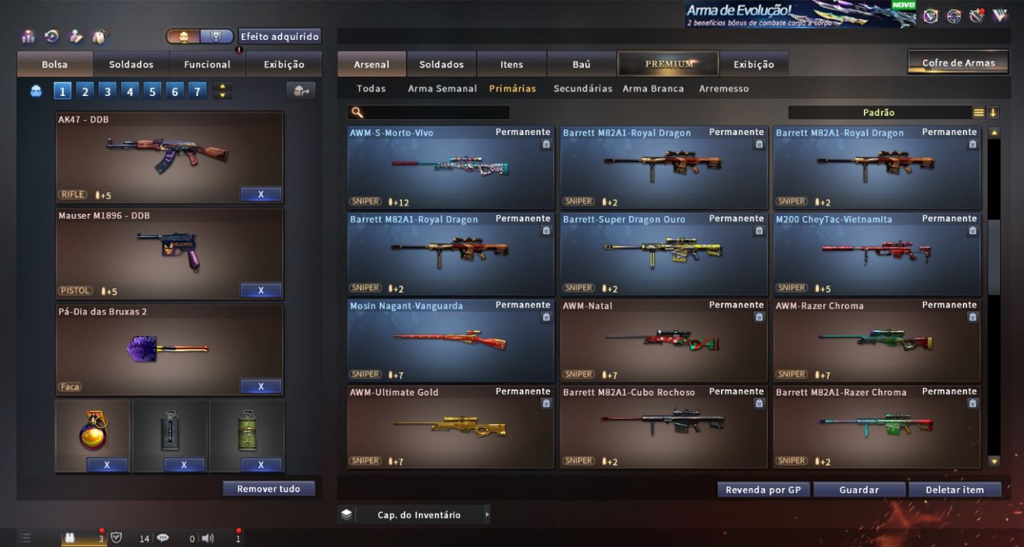 CONTA CROSSFIRE AL COM MUITOS MN RAROS!!!
