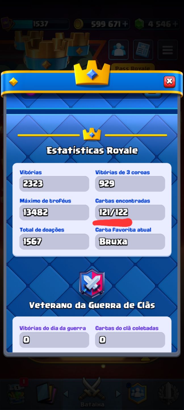 CONTA CLASH ROYALE COM 4K DE GEMAS!!