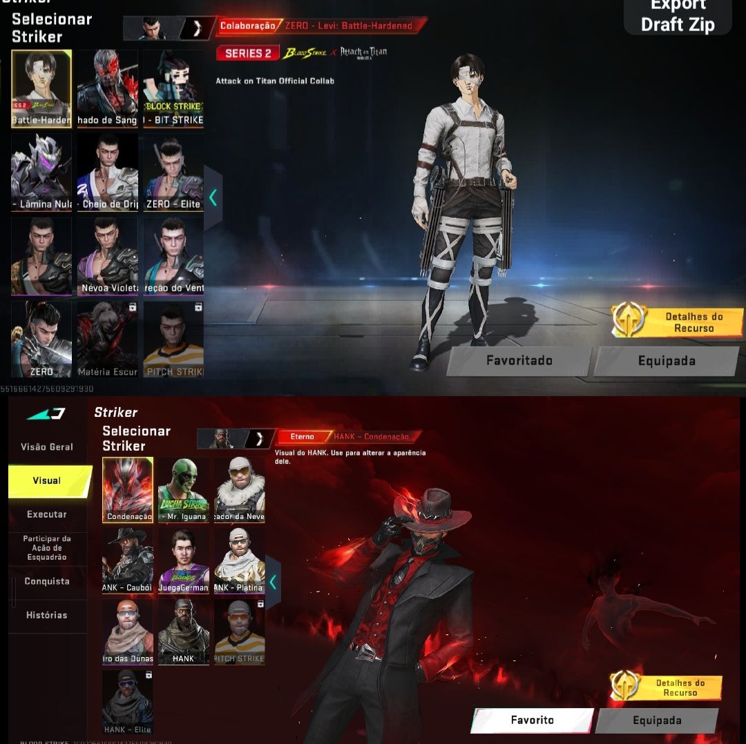 Conta BloodStriker | Armas Eterna | Armas Ultra | Skins de colab e Muito Mais