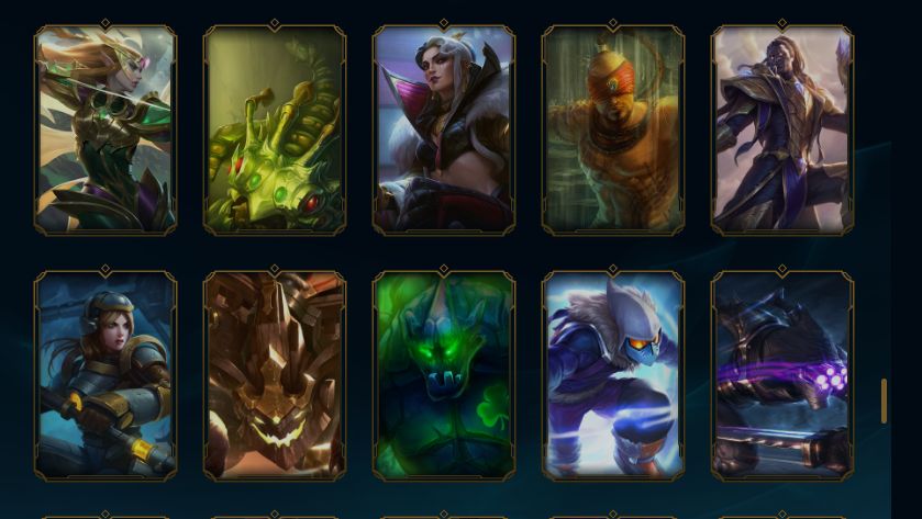 CONTA LOL LVL 353 | 141 SKINS | ULTIMATE + 2 MÍTICAS + 16 LENDÁRIAS | EX OURO