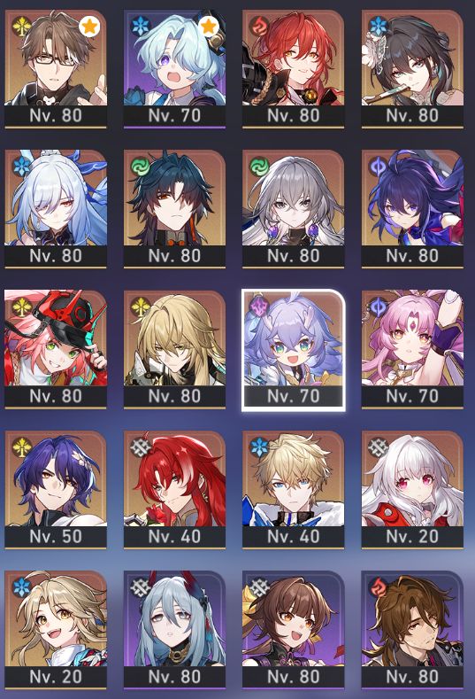 Conta honkai ed game + eidolons