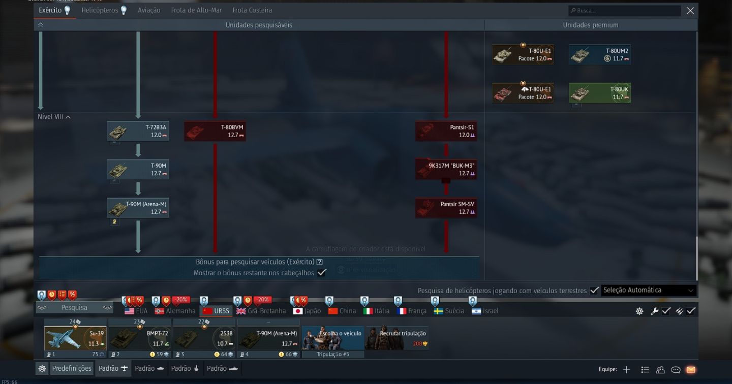 Vende-se conta war thunder nv 100 pronta para uso