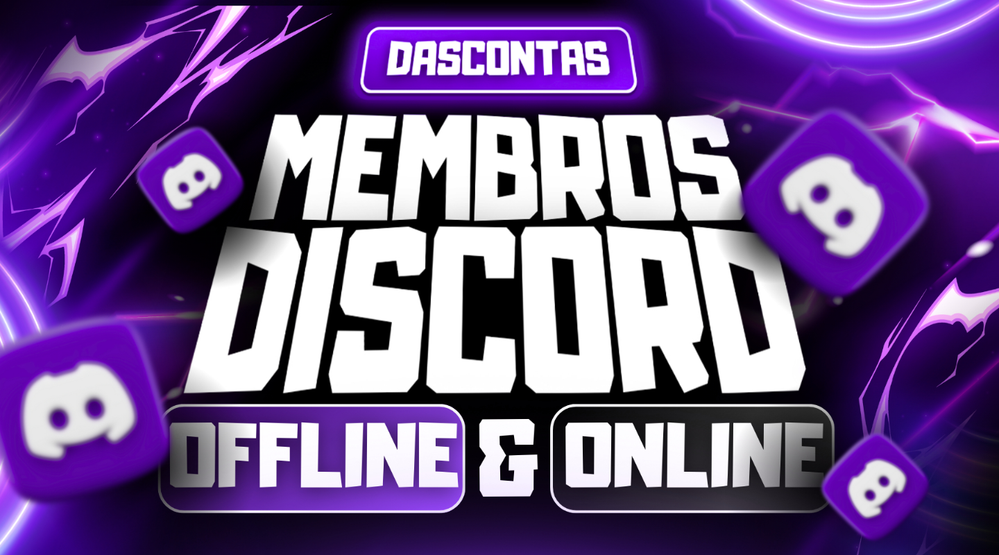 DISCORD MEMBROS OFFLINE E ONLINE PROMOÇÃO!!!! (MELHOR PREÇO E ENTREGA RAPIDA)