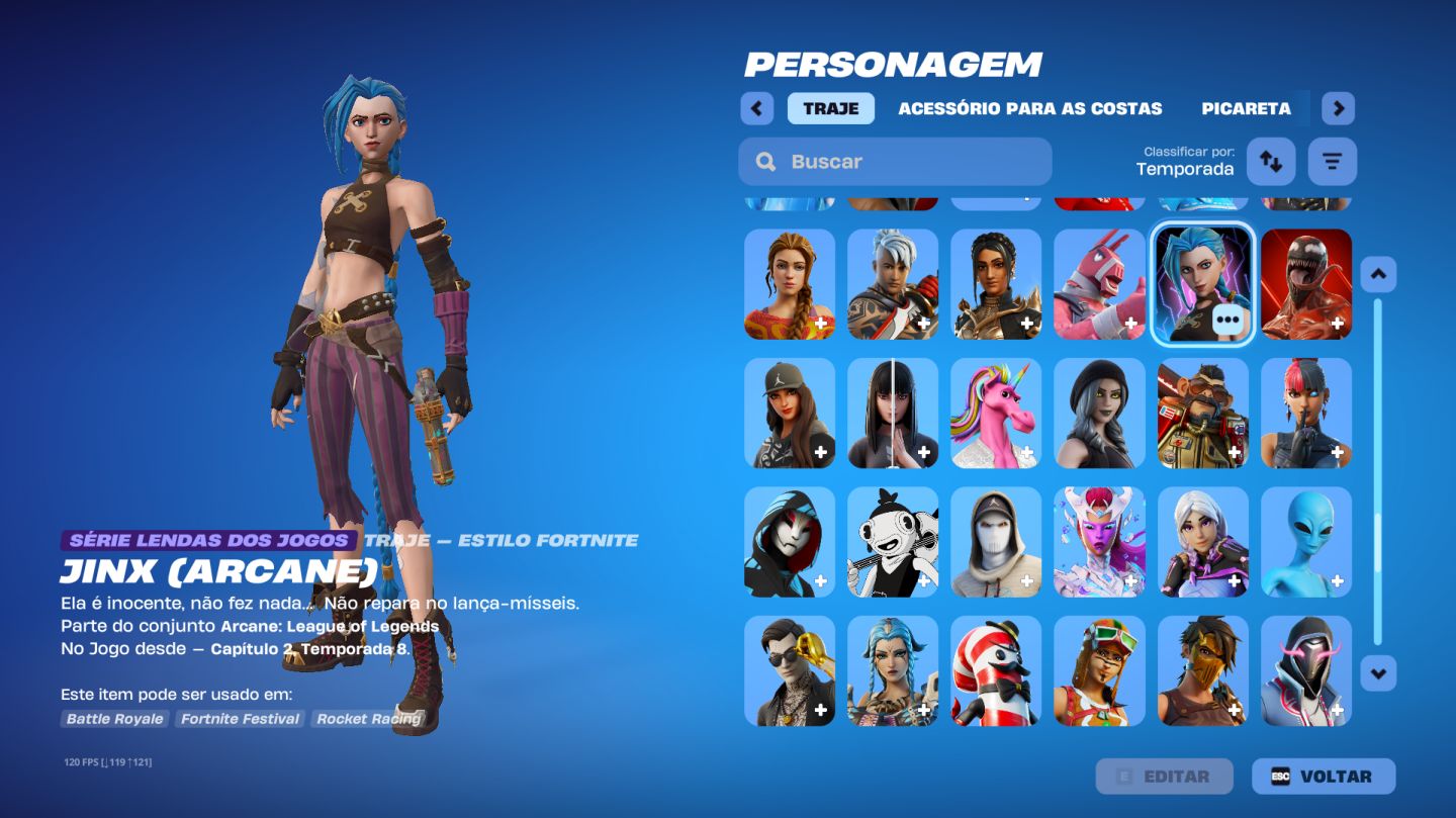 Conta fortnite - Skins raras - Salve o mundo fundador + EPIC FULL