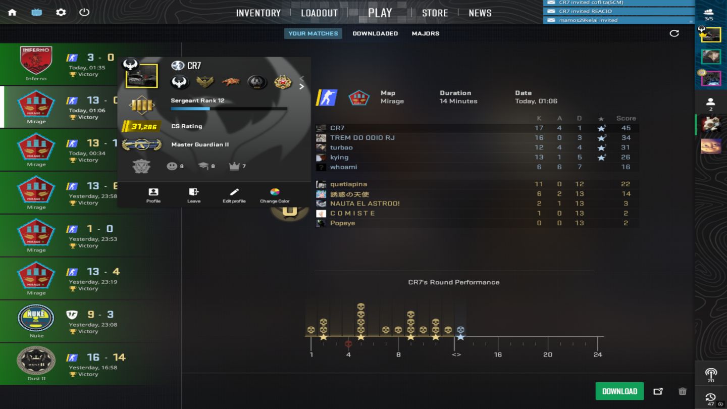 ELOJOB / ELOBOOST / RANKBOOST CS2 - PREMIER / COMP / WINGMAN (100% WIN).