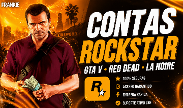 CONTAS ROCKSTAR GTA V / GTA Online / Red Dead / Outros Jogos Rockstar