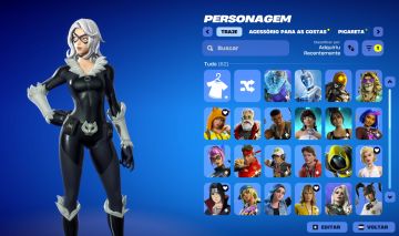 Conta fortnite com 62 skins
