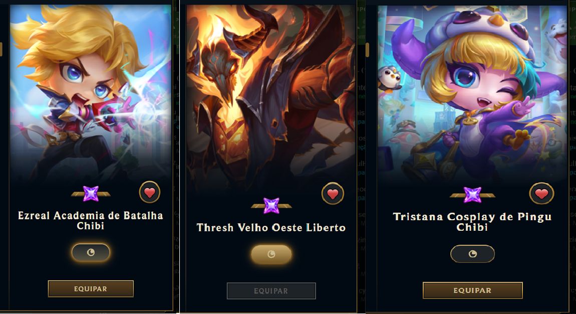 CONTA LOL 784 SKINS