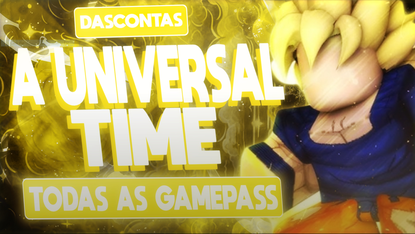 A UNIVERSAL TIME /ROBLOX/TODAS AS GAMEPASS/UM TEMPO UNIVERSAL