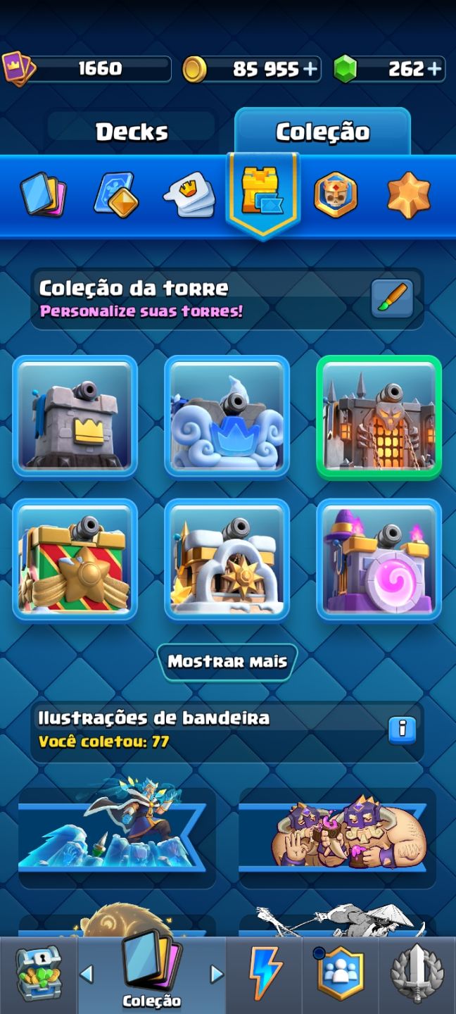 Conta Clash royale 11k troféus