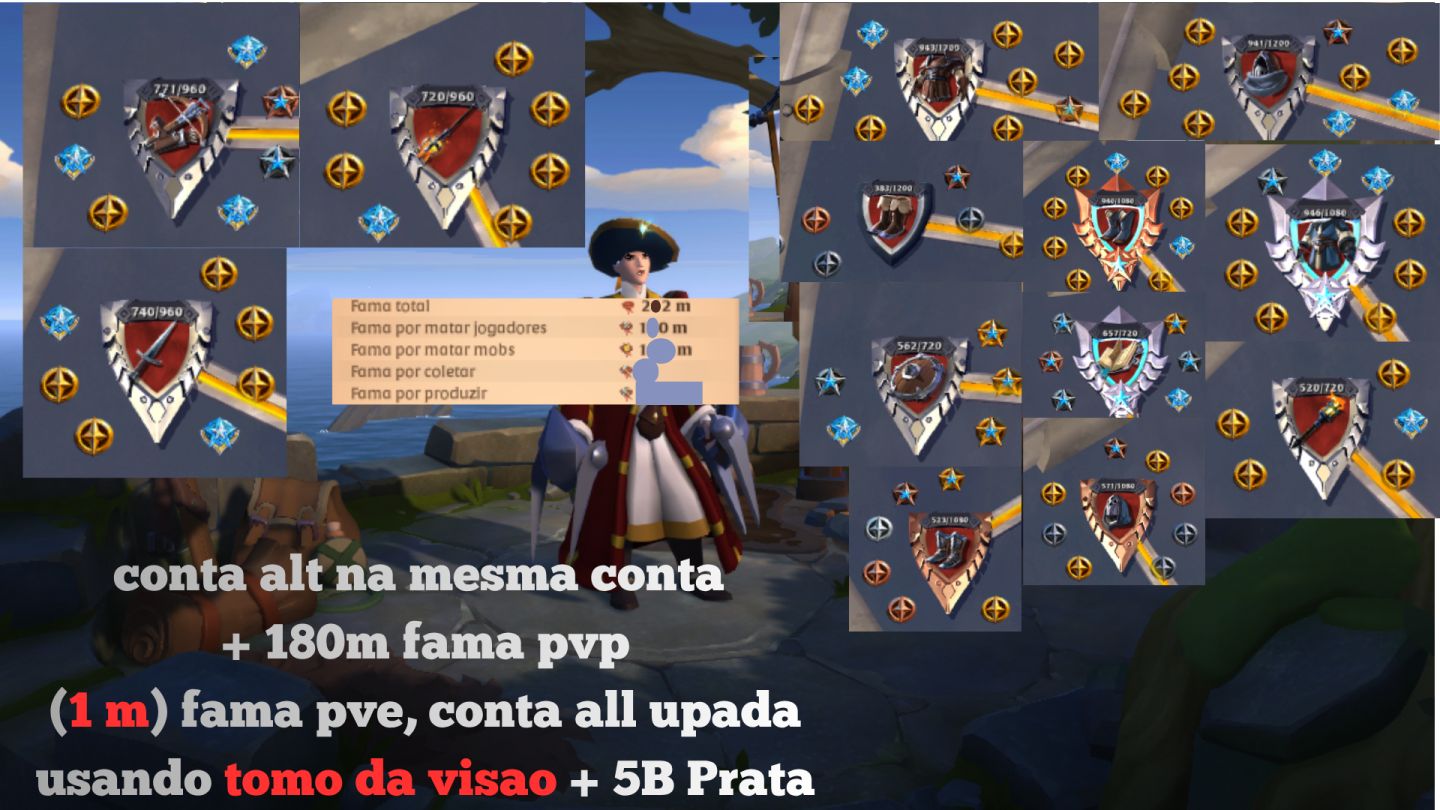 Conta excluiva e unica, skins raras, spec, fama, prata