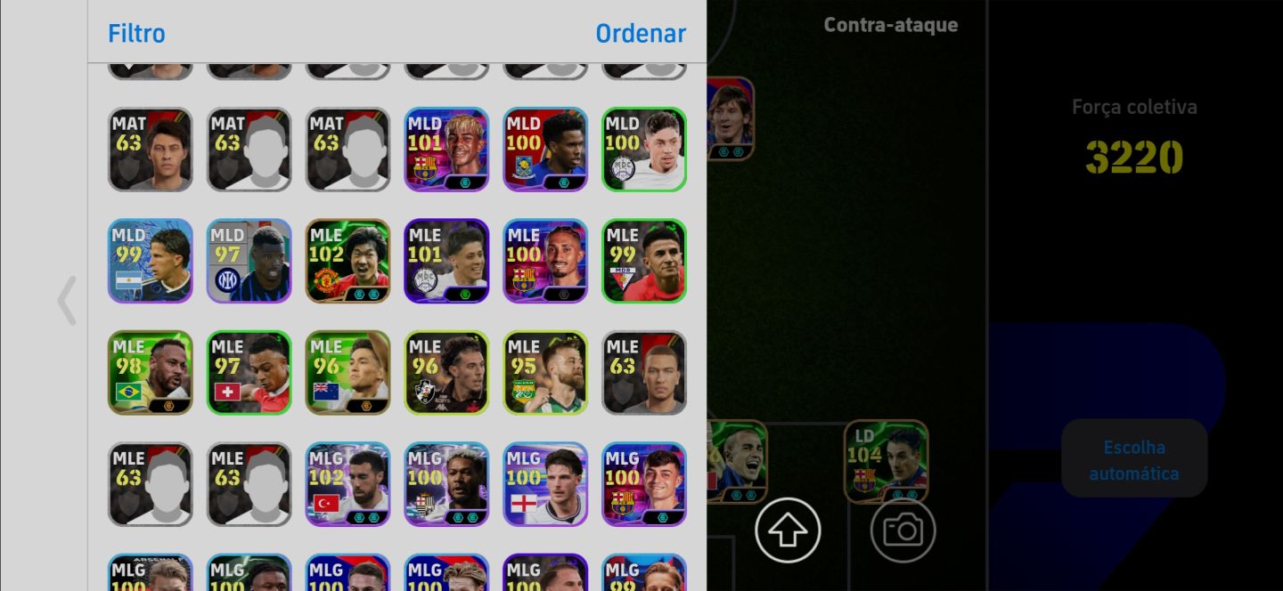 CONTA EFOOTBALL RARA! NEY E MESSI DO PACK + AGUERO BLITZ + BATISTUTA E++!