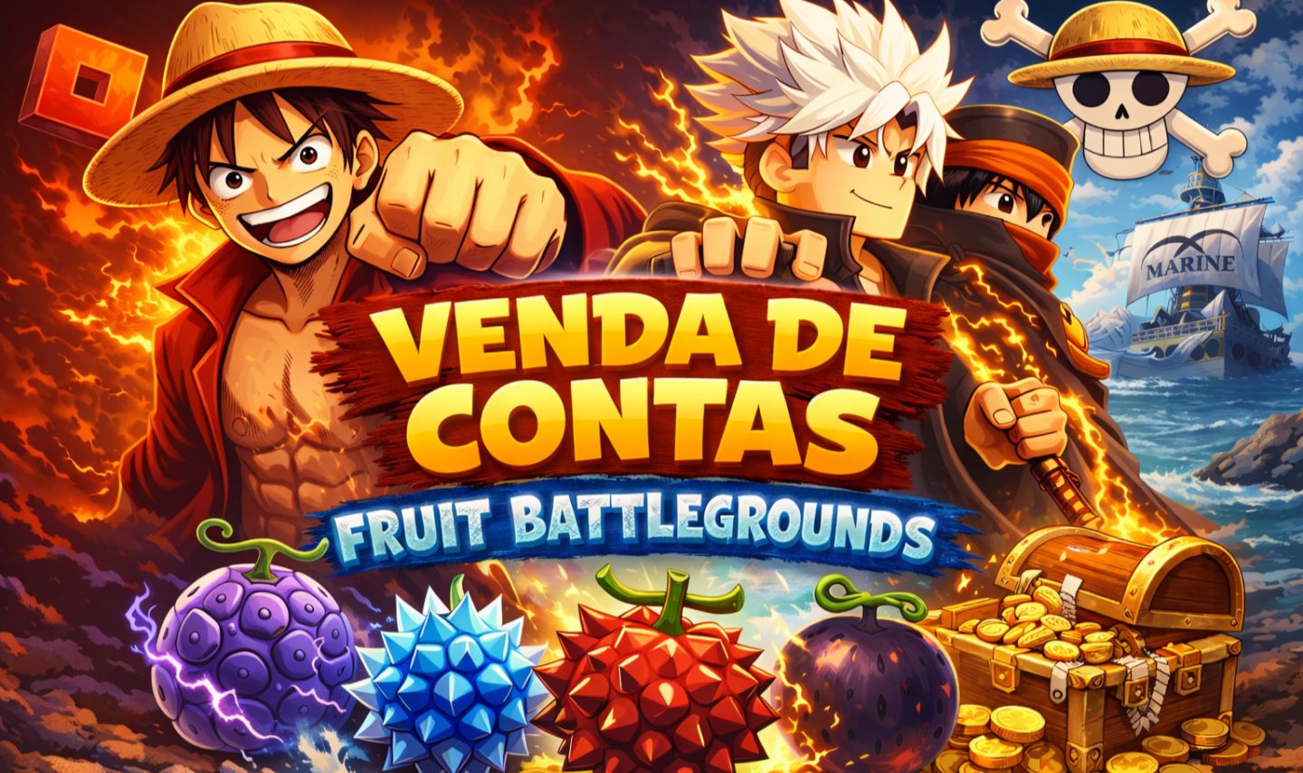 CONTAS DE FRUIT BATTLEGROUND/ROBLOX
